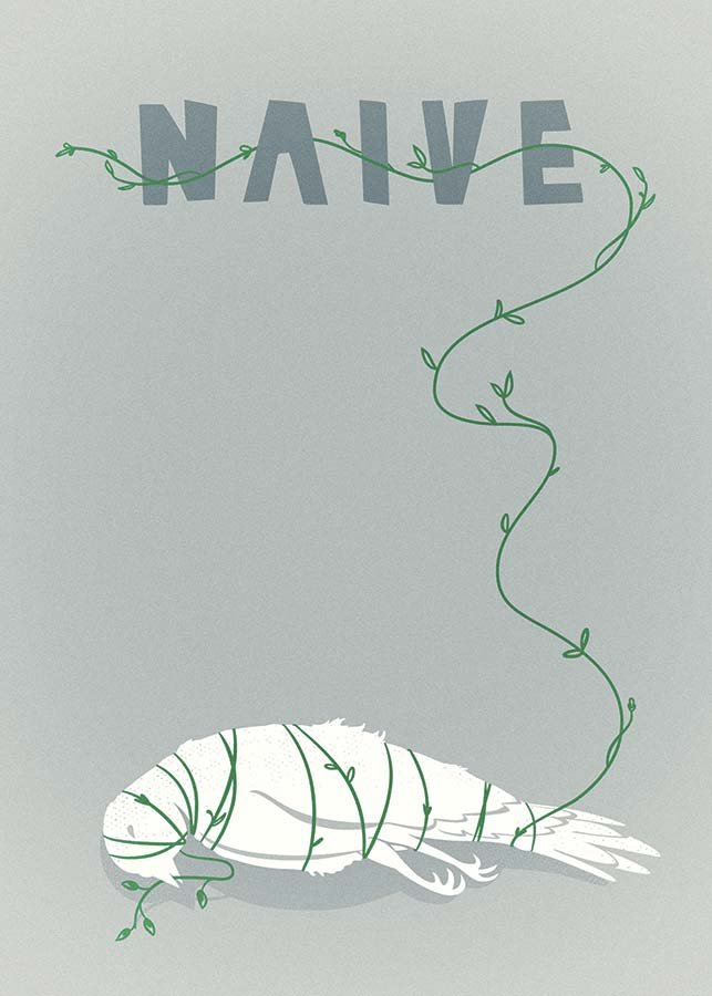 Naive – Playmoy – Moises Romero Poster Design — poster design by Moisés Romero