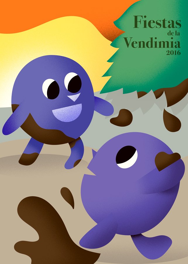 Fiestas de la Vendimia – Playmoy – Moises Romero Poster Design — poster design by Moisés Romero